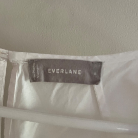 White Everlane Maxi Dress size 6 / medium - Picture 3 of 3